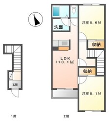 エスポワールの物件間取画像